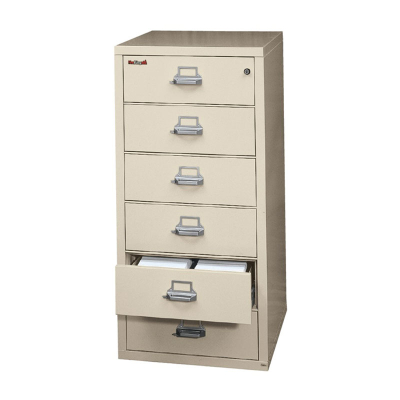 FireKing Fireproof File Cabinet (Shown in Parchment)