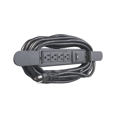 Balt 66450 4-Outlet Power Strip with 25 ft. Cord & Cord Winder