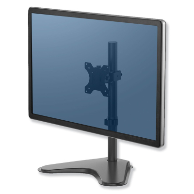 Fellowes Professional Single Monitor Arm Freestanding Desk Mount (Example of Use)