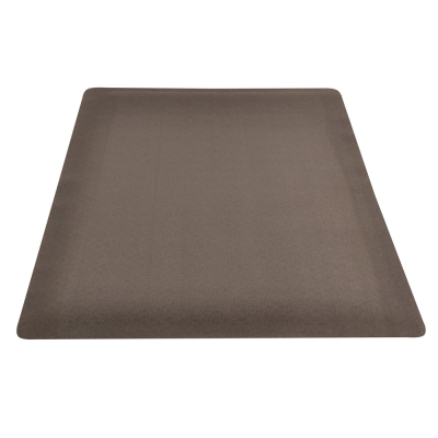 NoTrax 480 Pebble Trax 3' x 5' Laminate Back Rubber Anti-Fatigue Floor Mat, Black