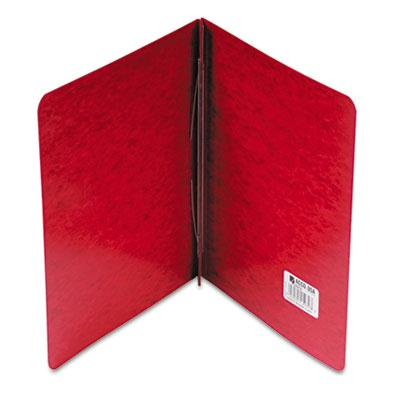 Acco 3" Capacity 8-1/2" x 11" Prong Clip Pressboard Reinforced Hinge Report Cover, Executive Red