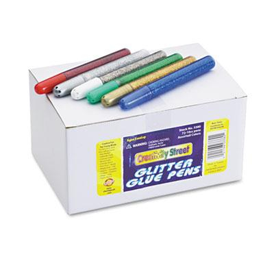 Chenille .34 oz Glitter Glue Pens, Assorted, 72/Pack