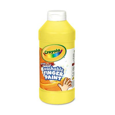 Crayola 16 oz Washable Fingerpaint Bottle, Yellow