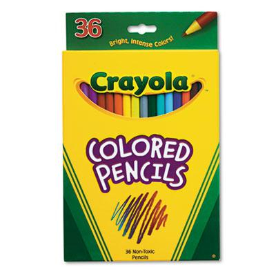 Crayola 3.3 mm Assorted Colors Woodcase Pencils, 36-Pack