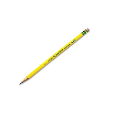 Dixon Ticonderoga #3 Yellow Woodcase Pencils, 12-Pack