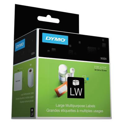 Dymo LabelWriter 30324 2-3/4" x 2-1/8" Diskette Labels, White, 320/Pack