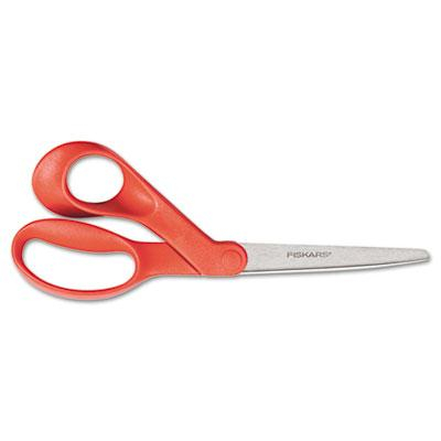 Fiskars Our Finest Left-Hand Scissors, 8" Length, Red