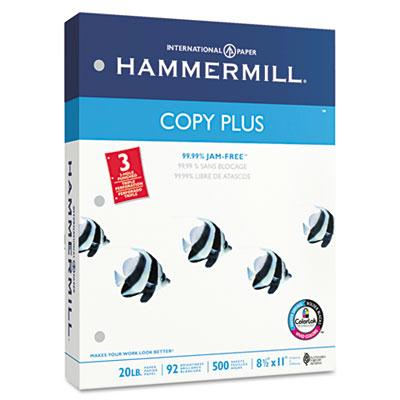 Hammermill 8-1/2" X 11", 20lb, 500-Sheets, 3-Hole Punched Copy Plus Paper
