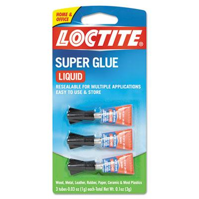 Loctite .03 oz Liquid Super Glue Tubes, 3-Pack
