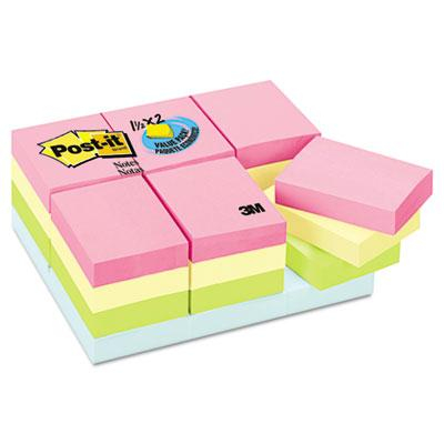 Post-It 1-1/2" X 2", 24 100-Sheet Pads, Marseille Color Notes