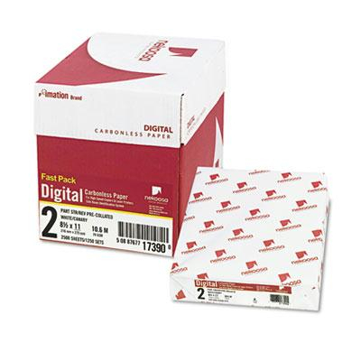Nekoosa 8.5" X 11", 1250-Sets, 2-Part Fast Pack Digital Carbonless Paper