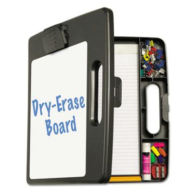 Officemate 1/2" Capacity 8-1/2" x 11" Portable Dry Erase Clipboard Case, Charcoal