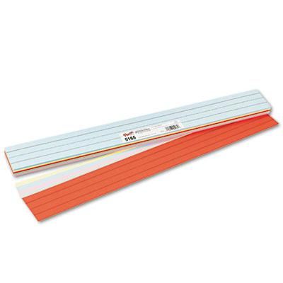 Pacon 24" x 3" Tagboard Sentence Strips, Assorted, 100/Pack