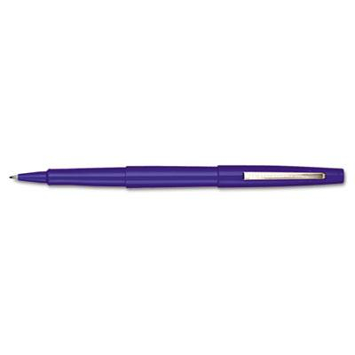Paper Mate Flair Medium Stick Porous Point Pens, Blue, 12-Pack