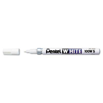 Pentel Permanent Marker, Fine Point, White