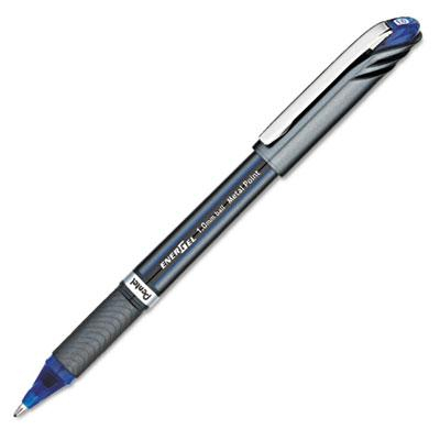 Pentel EnerGel NV 1 mm Bold Stick Roller Ball Pen, Blue