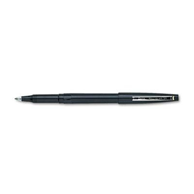 Pentel Rolling Writer 0.8 mm Medium Roller Ball Pens, Black, 12-Pack