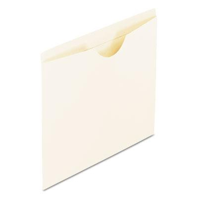 Pendaflex Reinforced Top Tab Flat Expansion Letter File Jackets, Manila, 100/Box