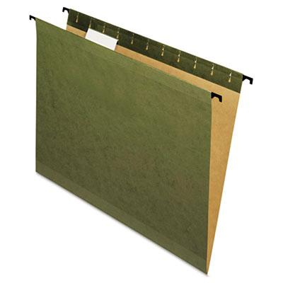 Pendaflex SureHook Letter Hanging Folders, Green, 20/Box