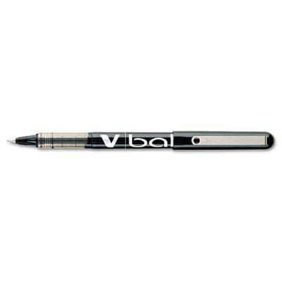 Pilot VBall 0.5 mm Extra Fine Stick Roller Ball Pens, Black, 12-Pack