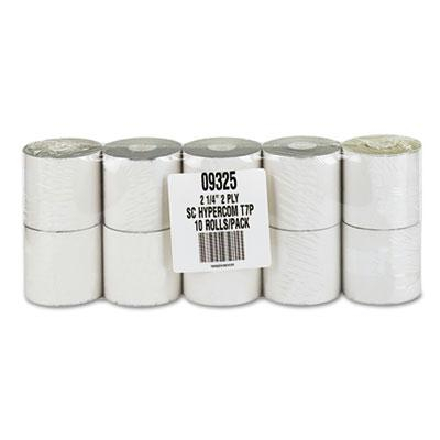 PM Company 2-1/4" X 70 Ft., 10-Pack, Canary, POS/Calculator Rolls