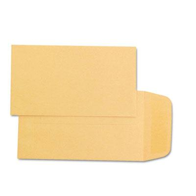 Quality Park 2-1/4" x 3-1/2" Side Seam #1 Kraft Coin & Small Parts Envelope, Brown, 500/Box
