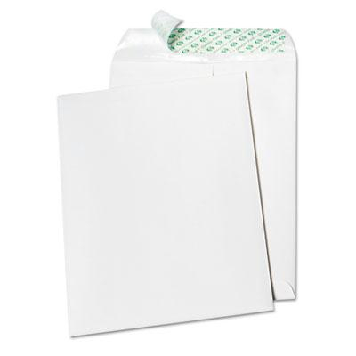 Quality Park 9" x 12" Side Seam #90 Tech-No-Tear Catalog Envelope, White, 100/Box