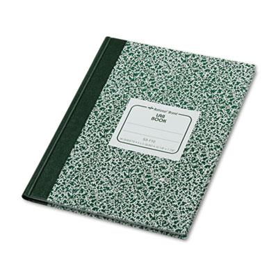 National Brand 7-7/8" X 10-1/8" 96-Sheet Quadrille Rule Lab Notebook, Green Marble Cover