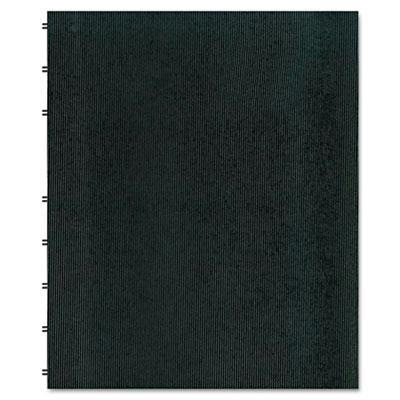 Rediform Blueline MiracleBind 7-1/4" X 9-1/4" 75-Sheet College Rule Notebook, Black Cover