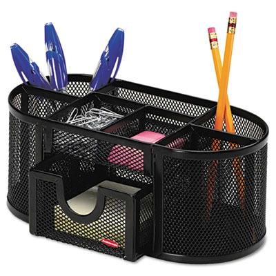 Rolodex 4-Compartment Mesh Pencil Cup Organizer
