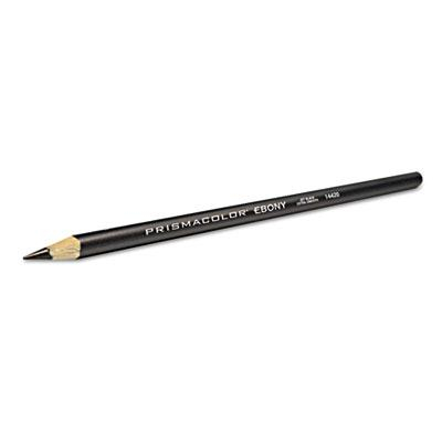 Prismacolor Design Ebony 0.7 mm Black Matte Woodcase Sketching Pencils, 12-Pack