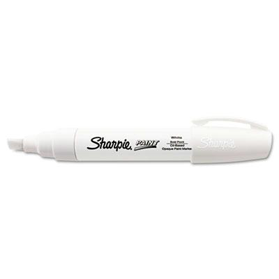 Sharpie Permanent Paint Marker, Wide Tip, White