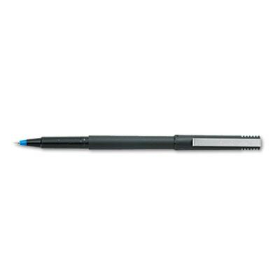 Uni-ball 0.5 mm Micro Stick Roller Ball Pens, Blue, 12-Pack
