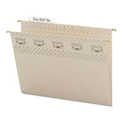 Smead Letter Tuff Hanging Folders, Gray, 18/Box