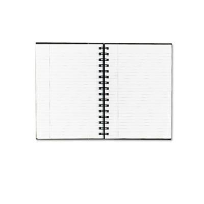TOPS Royale 5-7/8" X 8-1/4" 96-Sheet Legal Rule Wirebound Business Notebook, Black/Gray Cover