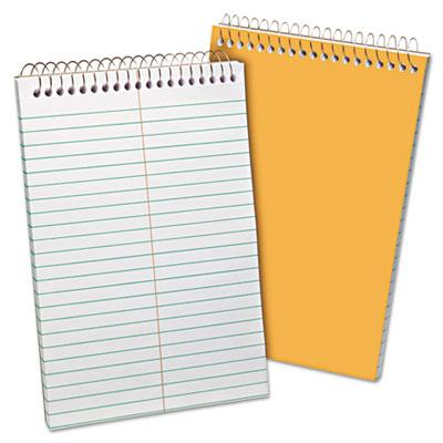 Ampad 6" x 9", 80-Sheet, Gregg Rule Recycled Steno Notepad, White Paper