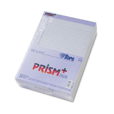 TOPS Prism 8-1/2" X 11-3/4" 50-Sheet 12-Pack Legal Rule Notepads, Orchid Paper