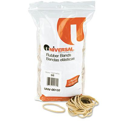 Universal 3" x 1/8" Size #32 Rubber Bands, 1 lb. Pack