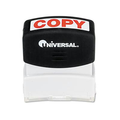 Universal "Copy" Pre-Inked Message Stamp, Red Ink