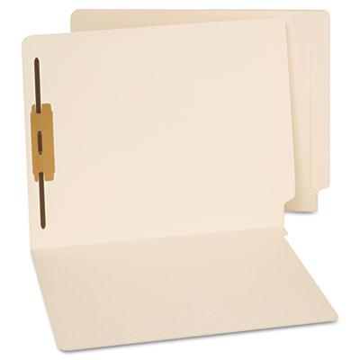 Universal Reinforced End Tab 1-Fastener Letter File Folder, Manila, 50/Box