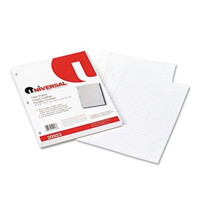 Universal 8-1/2" x 11", 200-Sheets, Wide Rule Filler Paper