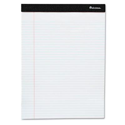 Universal One 5" X 8" 50-Sheet 6-Pack Legal Rule Notepads, White Paper