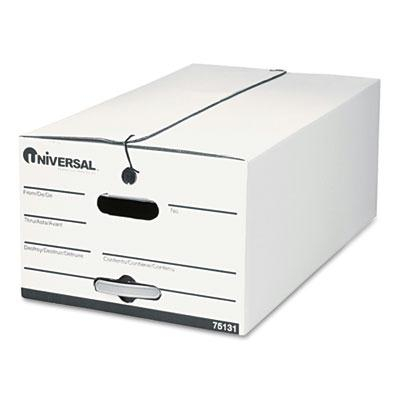 Universal One 15" x 24" x 10" Legal String Button Storage Boxes, 12/Carton