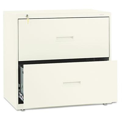 Basyx 432LL 2-Drawer 30" W Lateral File Cabinet, Letter & Legal Size, Putty