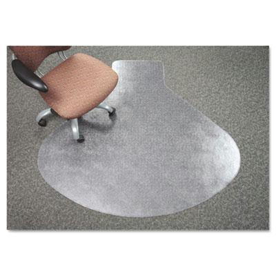 deflect-o SuperMat Medium Pile Carpet 60" W X 66" L, Beveled Edge Chair Mat