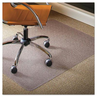 ES Robbins Low Pile Carpet 36" W x 48" L, Straight Edge Chair Mat 141028