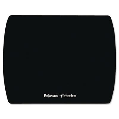 Fellowes 9" x 7" Microban Ultra Thin Mouse Pad, Black