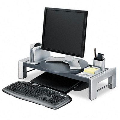 Fellowes Professional Adjustable Monitor Riser With Storage Tray