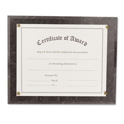 NuDell 13" W x 10.5" H Award-A-Plaque, Black Marble