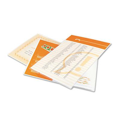 Swingline GBC Fusion EZUse 10 Mil Clear Letter-size Laminating Pouches 50/Pack